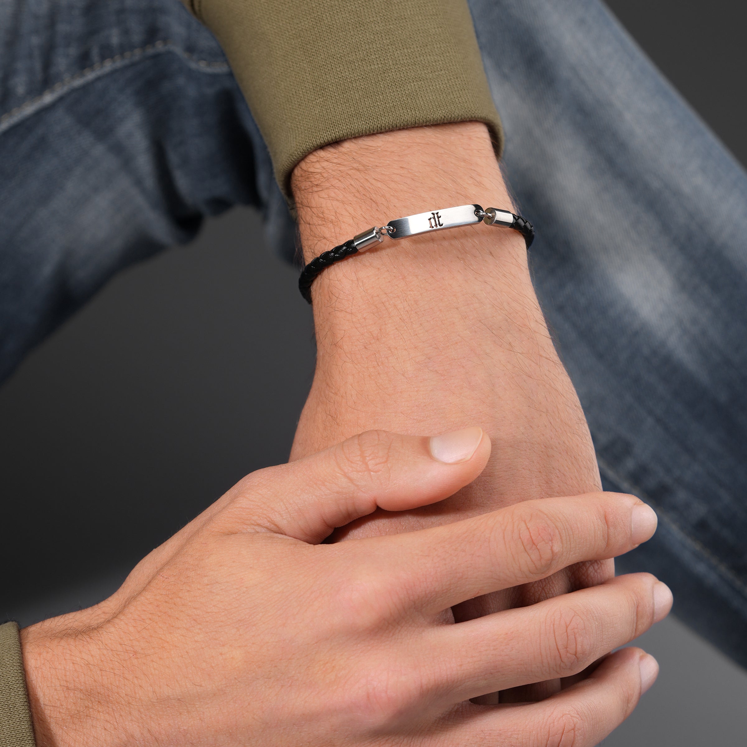 Men Interwove Bracelet