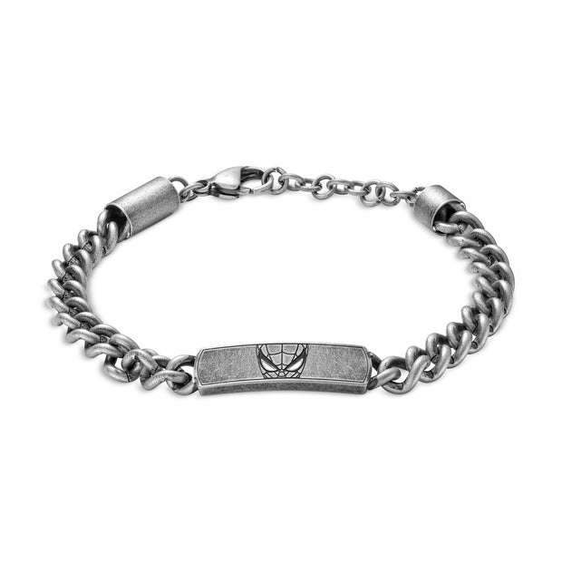 Men Superhero Edition Silver Bracelet
