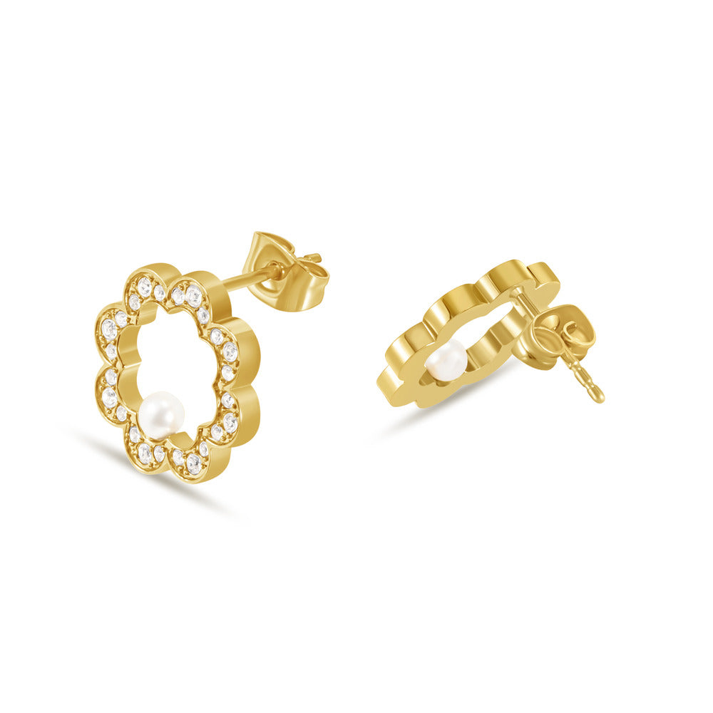 Women Opulent Gold Earring