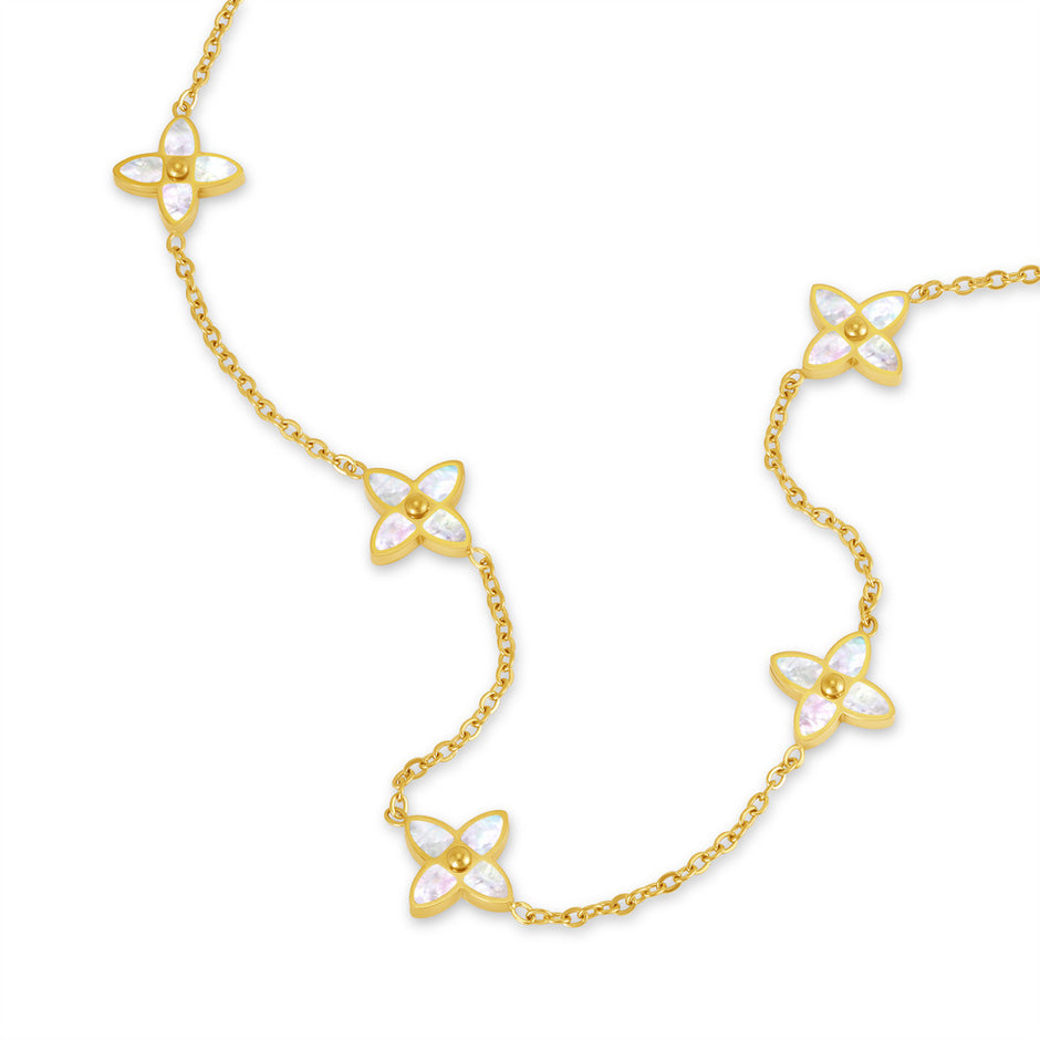 Women Petal Necklace