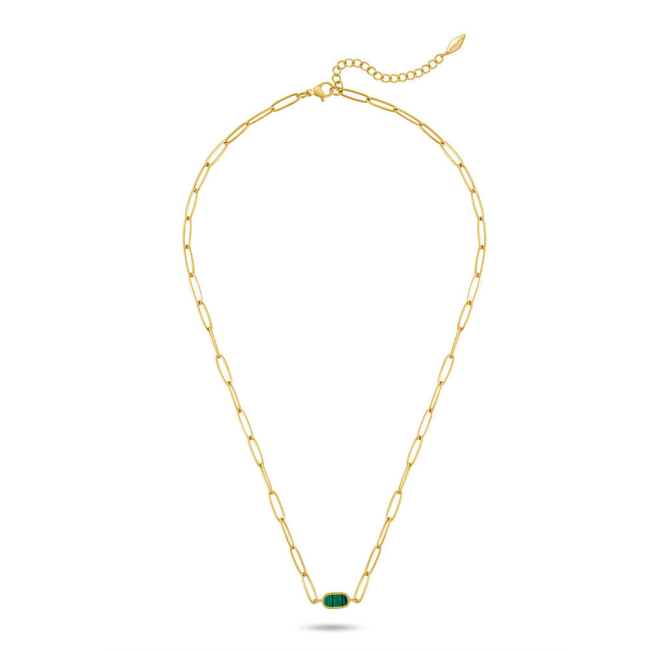 Women Emerald Necklace
