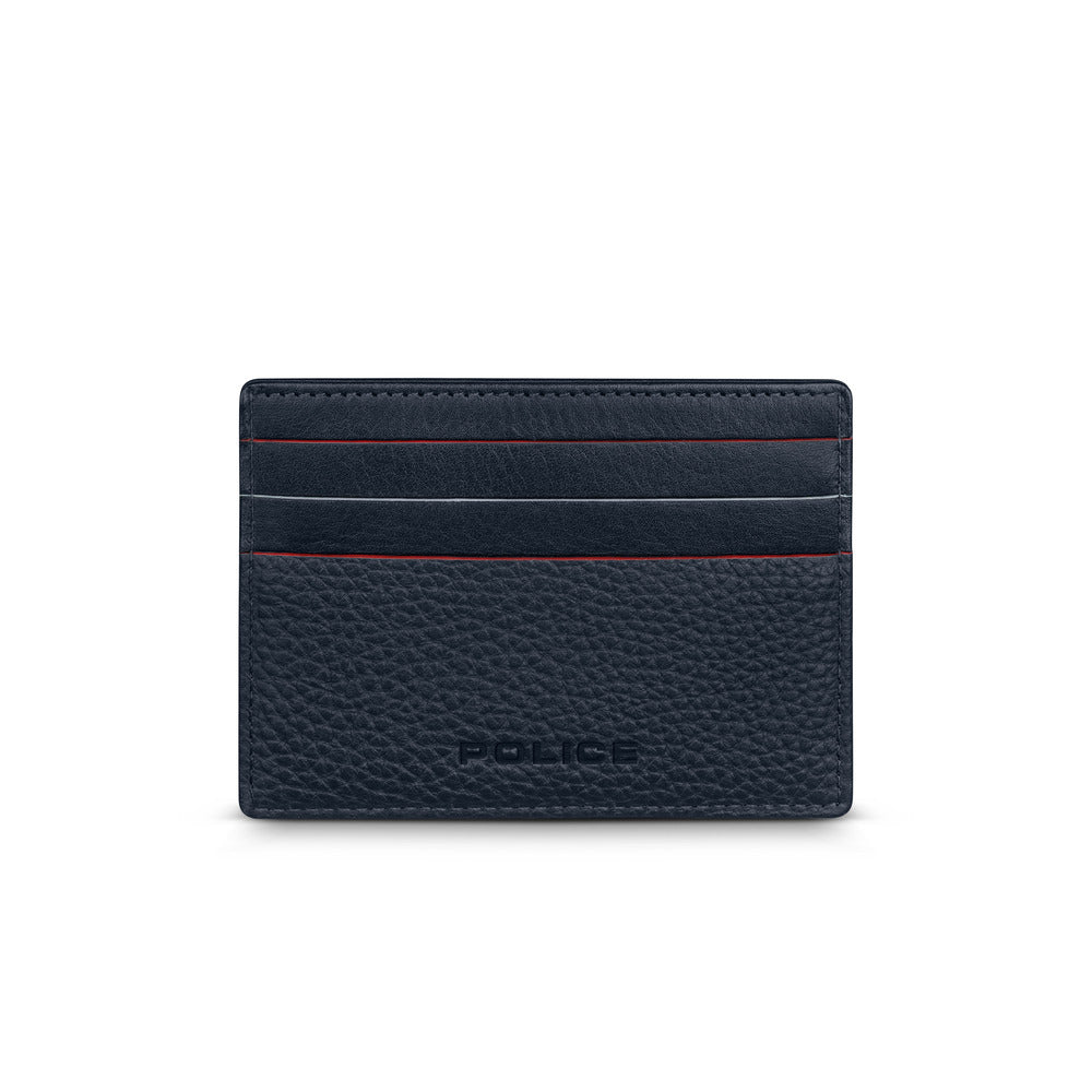 Men Debonair Navy Blue Card holder