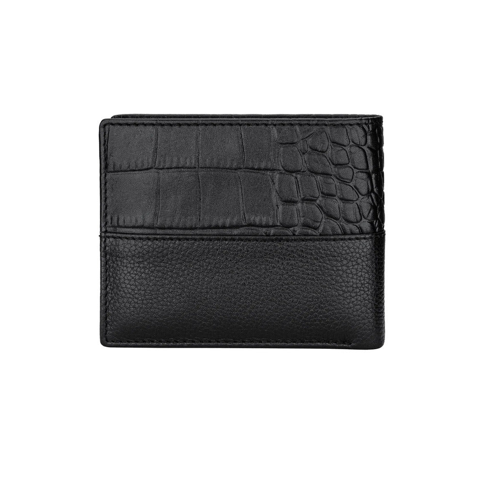 Men Leather Black Wallet