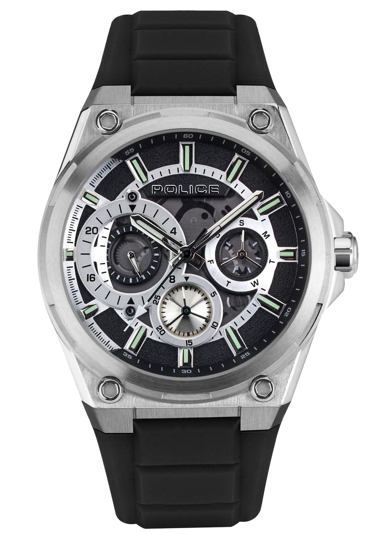 طقم ساعة مع صندوق للرجال