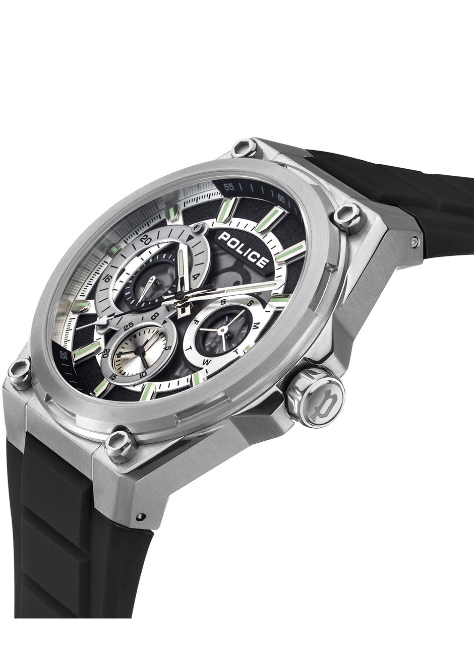 طقم ساعة مع صندوق للرجال