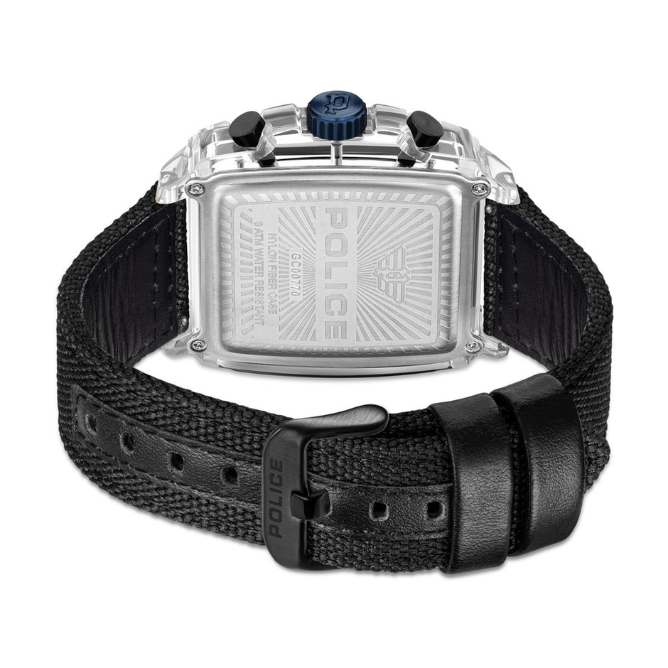 ساعة كلوت سوداء رجالية