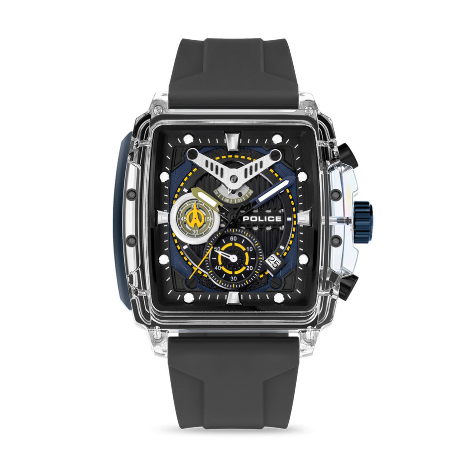 ساعة كلوت سوداء رجالية