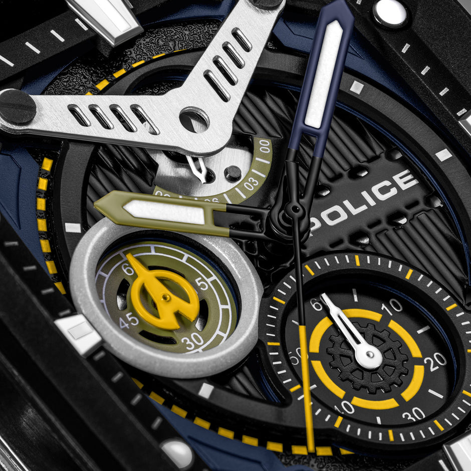 ساعة كلوت سوداء رجالية