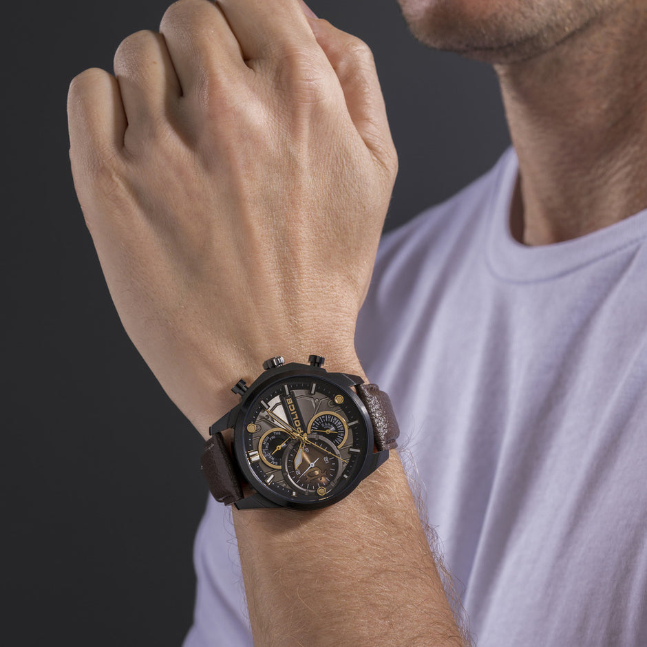 Men Reactor Brown Watch