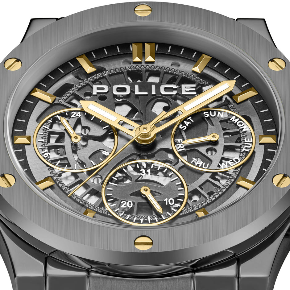 ساعة نوتي رمادية رجالية 