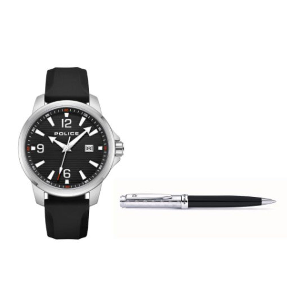 Men Mensor Black 44mm Watch Set