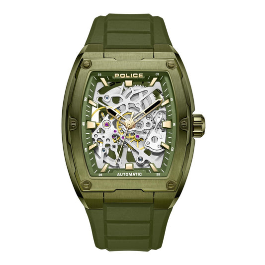 Men Green Silicone Watch