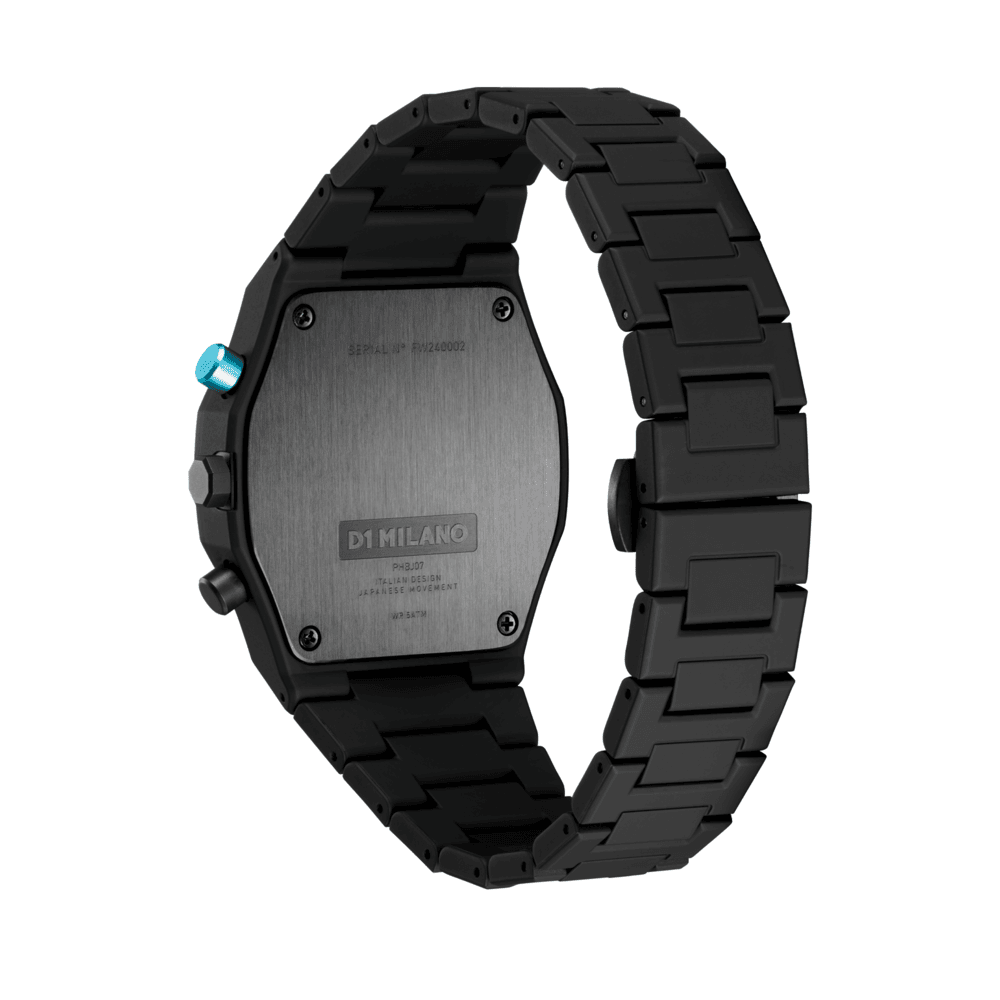 Unisex Polychrono Black 40.5mm Watch