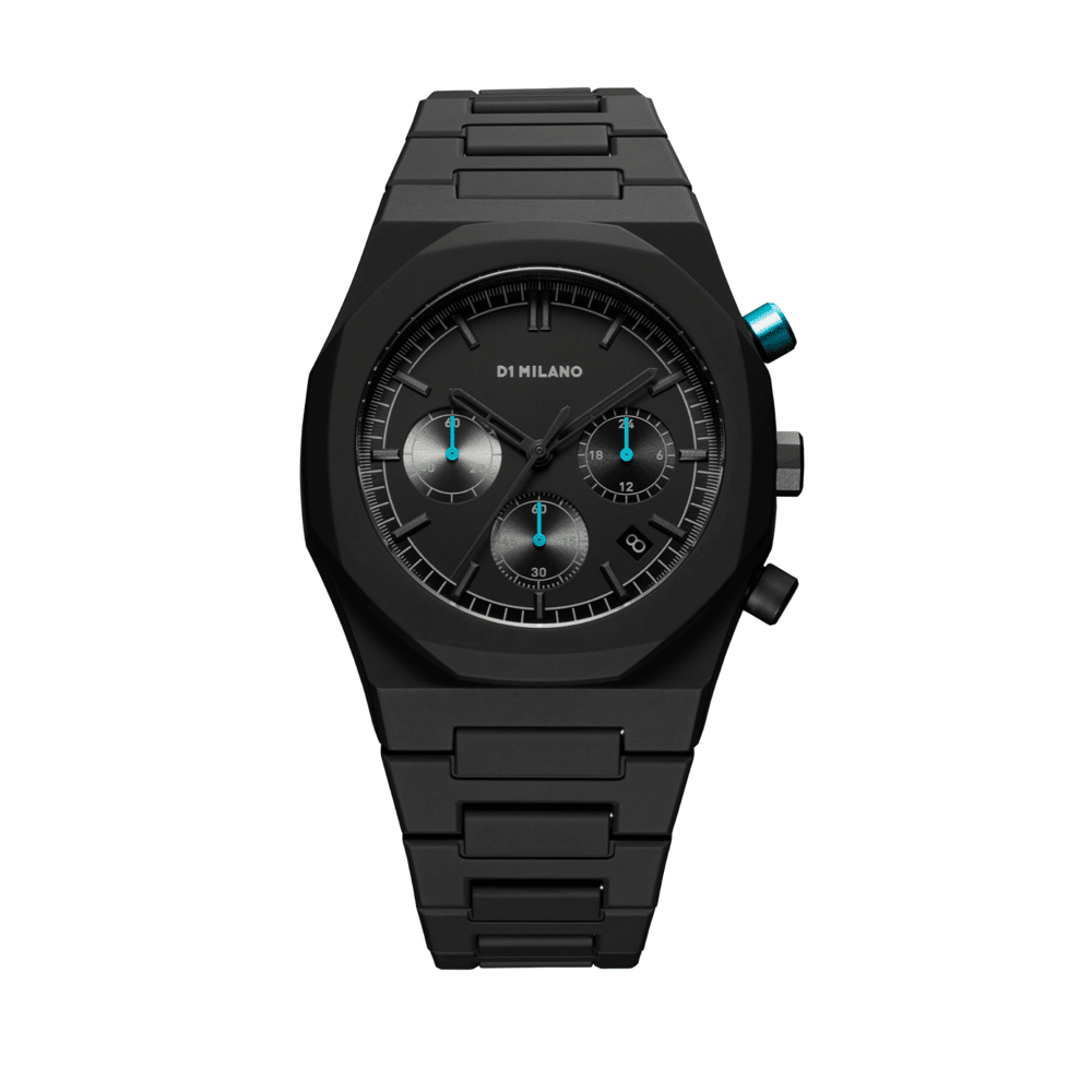 Unisex Polychrono Black 40.5mm Watch