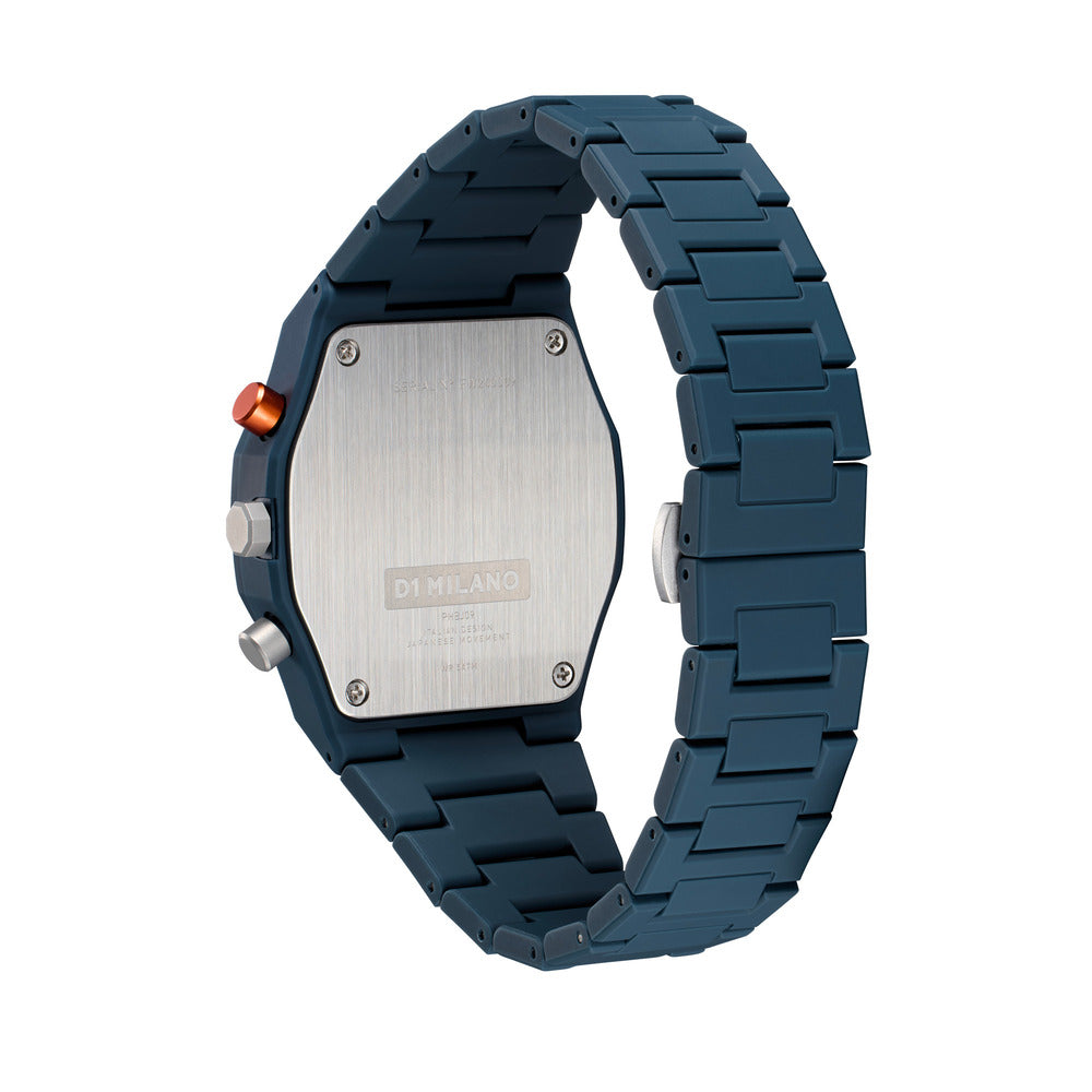 Men Polychrono Blue Watch