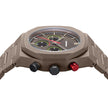 Men Polychrono Brown Watch