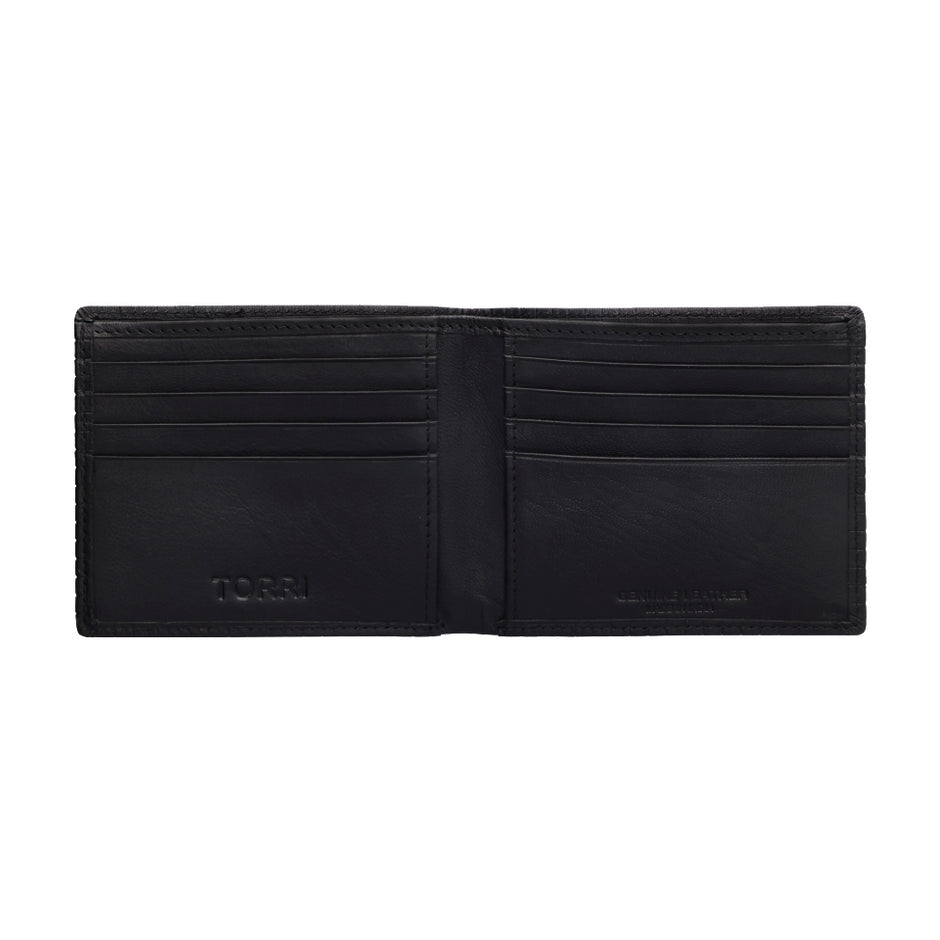 Men Rossano Tyno Black Wallet