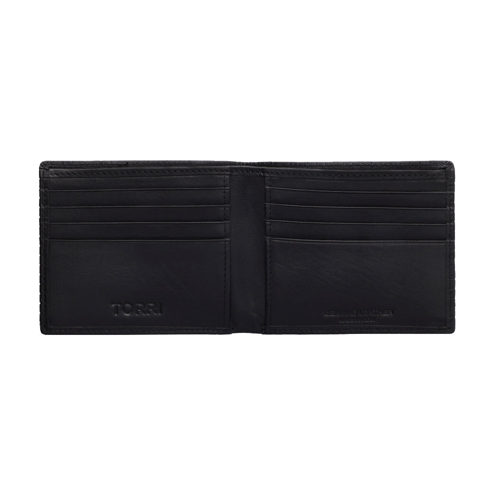 Men Rossano Tyno Black Wallet