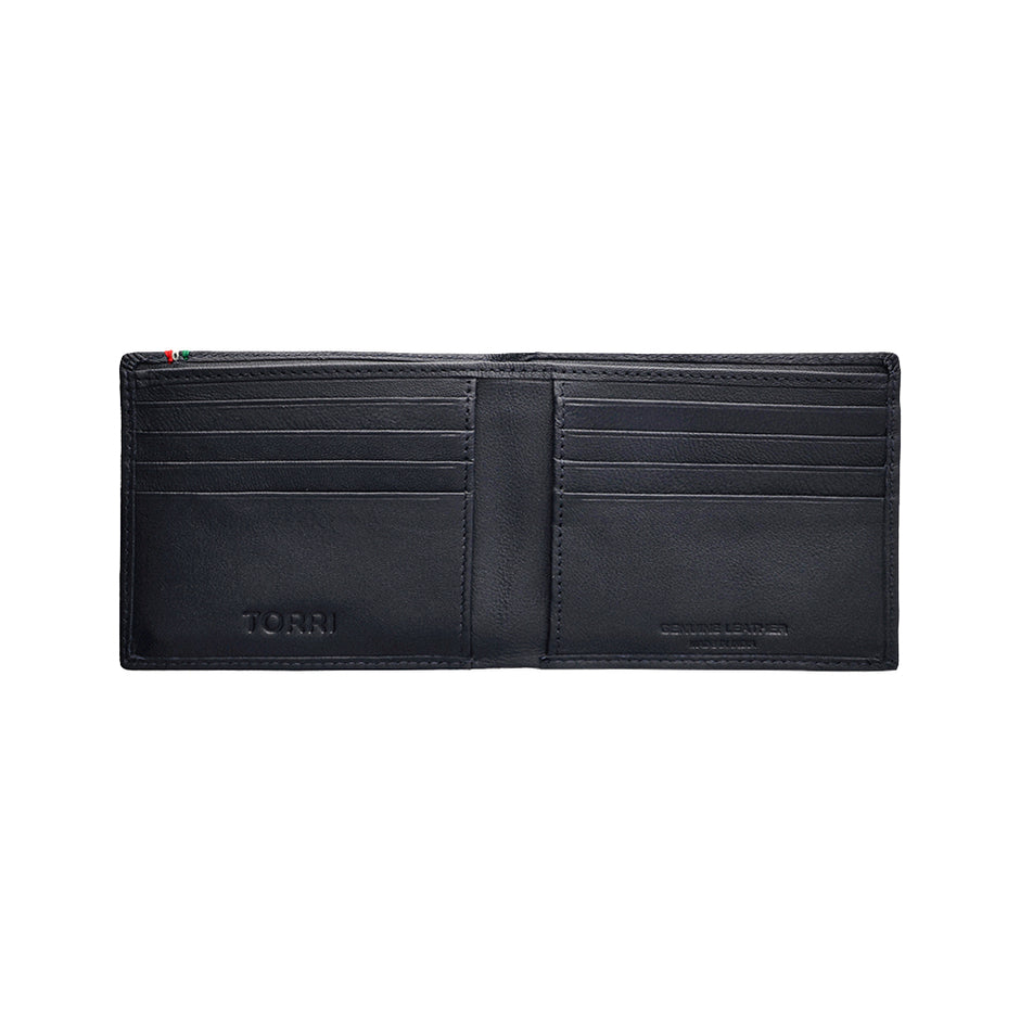 Men Rossano Ferry Navy Wallet