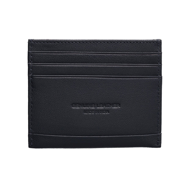 Men Rossano Blue Card Holder