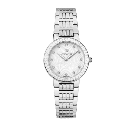 Women Logo Silver 30mm Watch