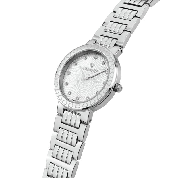 Women Logo Silver Watch