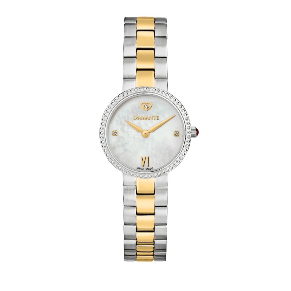 Women Precious Gold/Silver 28mm Watch