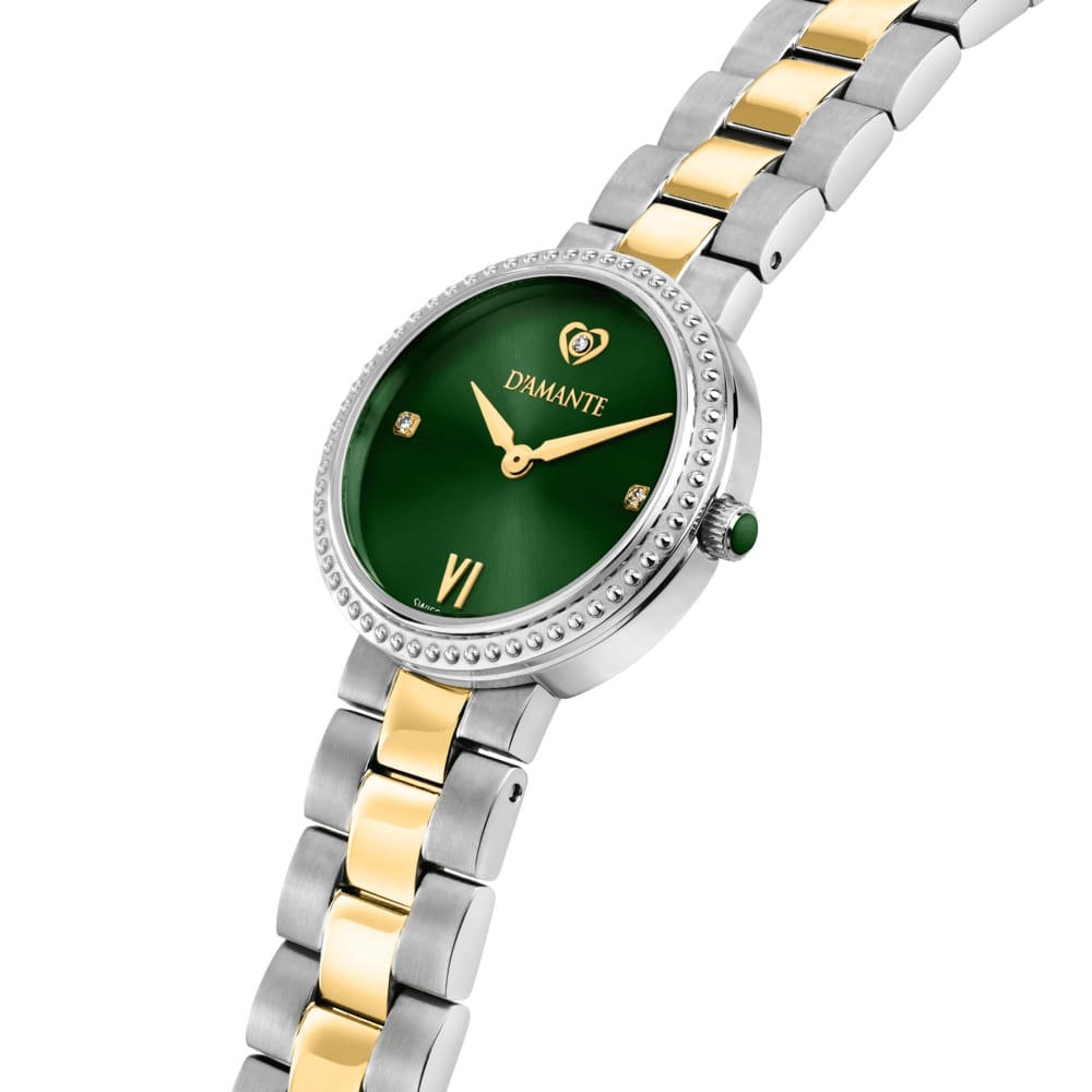 Women Precious Gold/Silver 28mm Watch