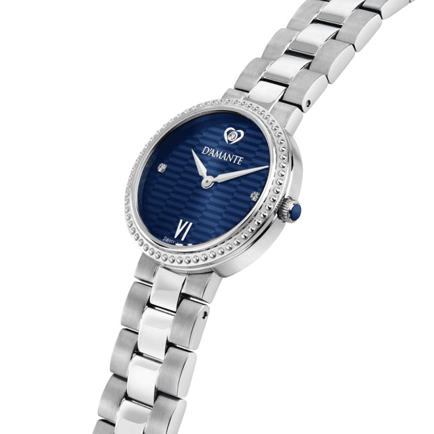 Women Precious Silver Watch
