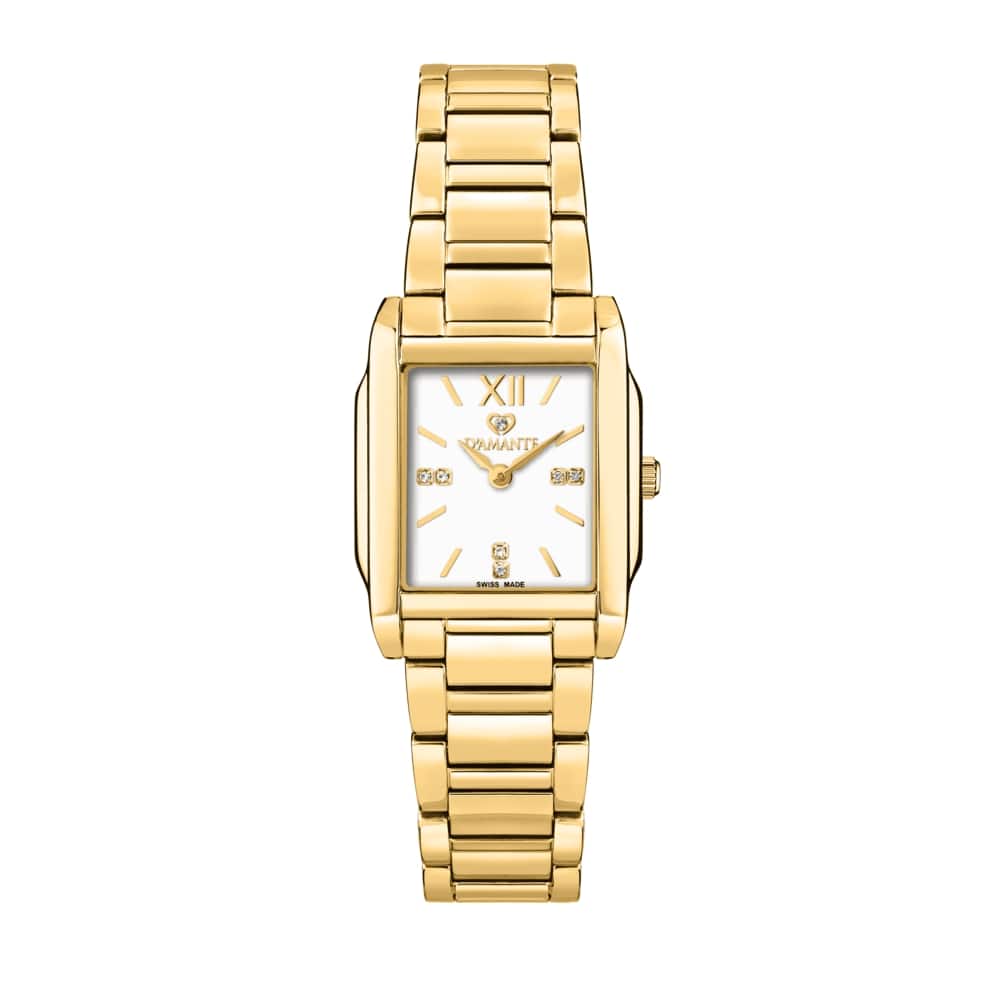 Women Square Gold Watch