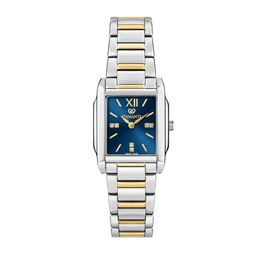 Women Square Gold/Silver Watch