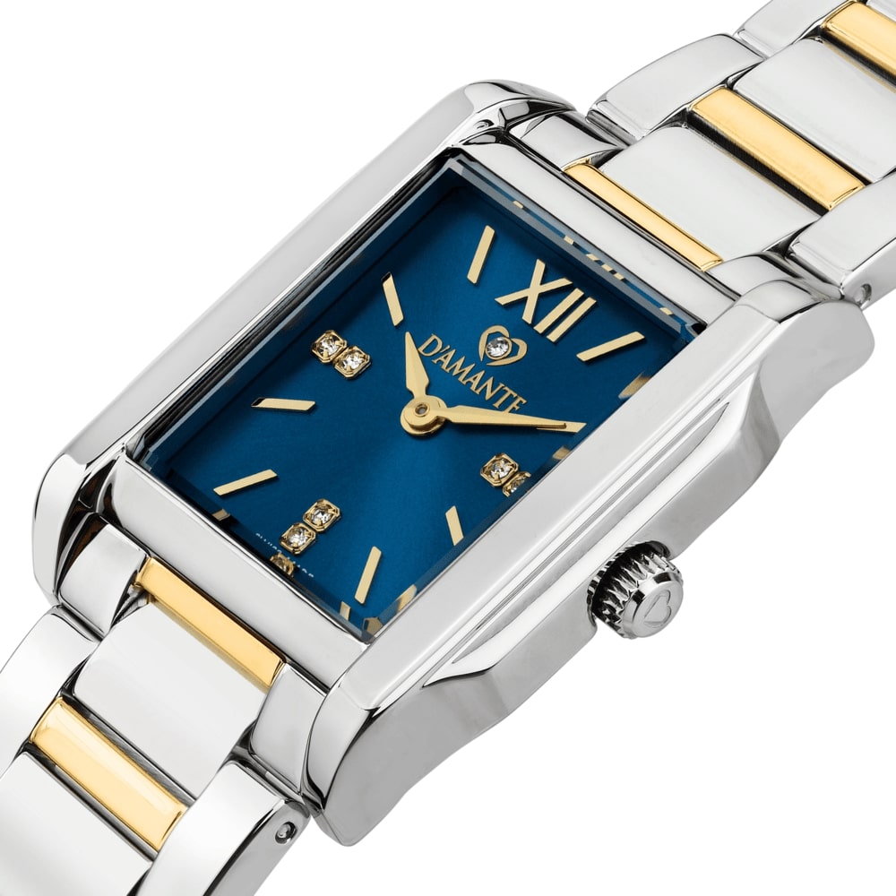 Women Square Gold/Silver Watch