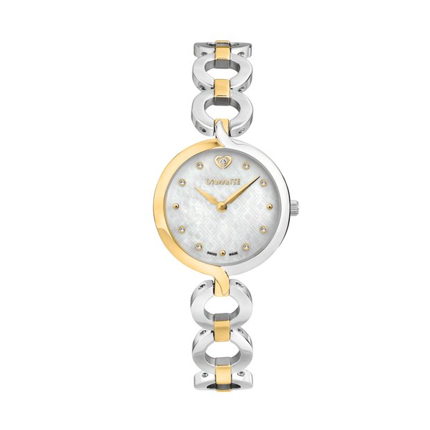 Women Sinuous Golden Watch