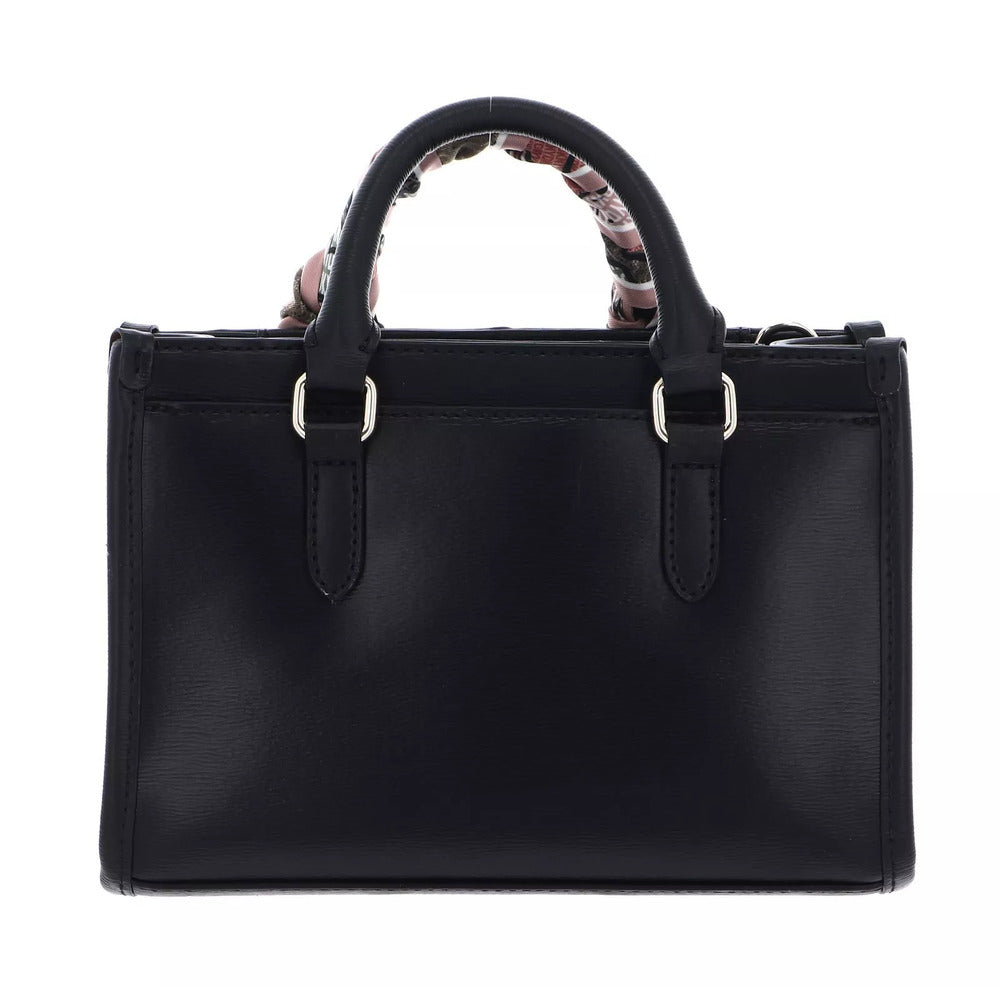 Women Black/Gold Satchel Bag