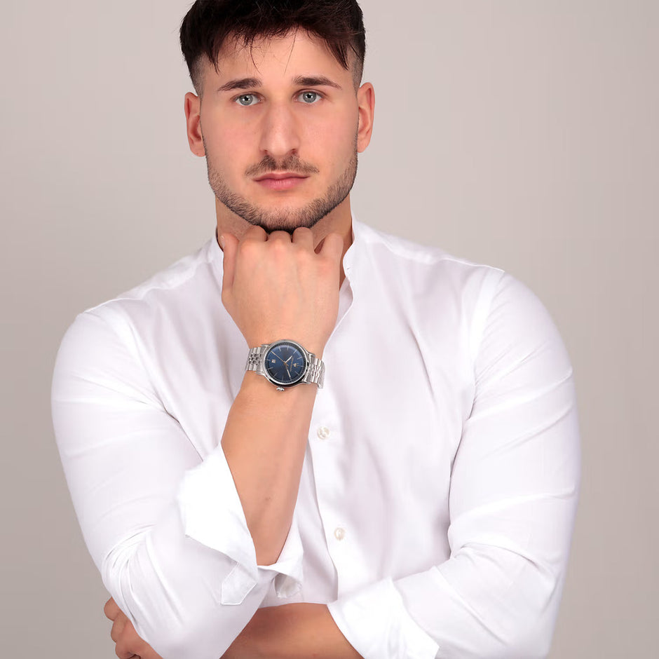 Men Epoca Silver Watch