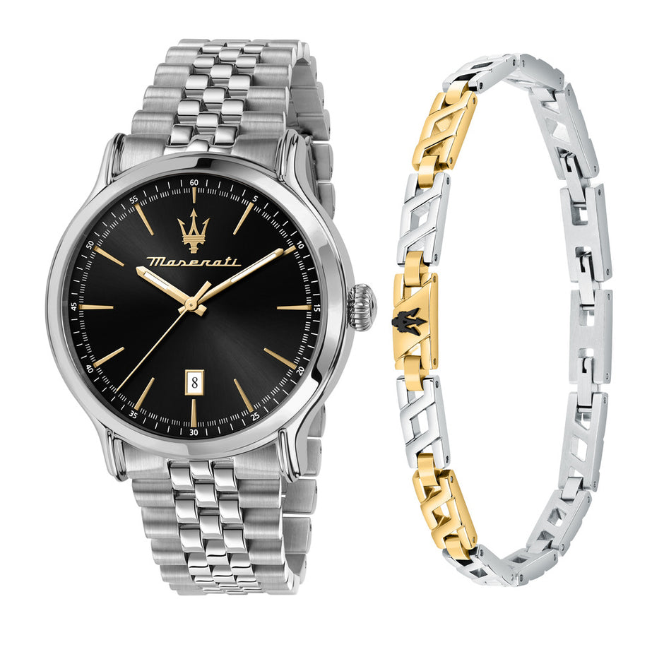 طقم ساعة و سوار للرجال