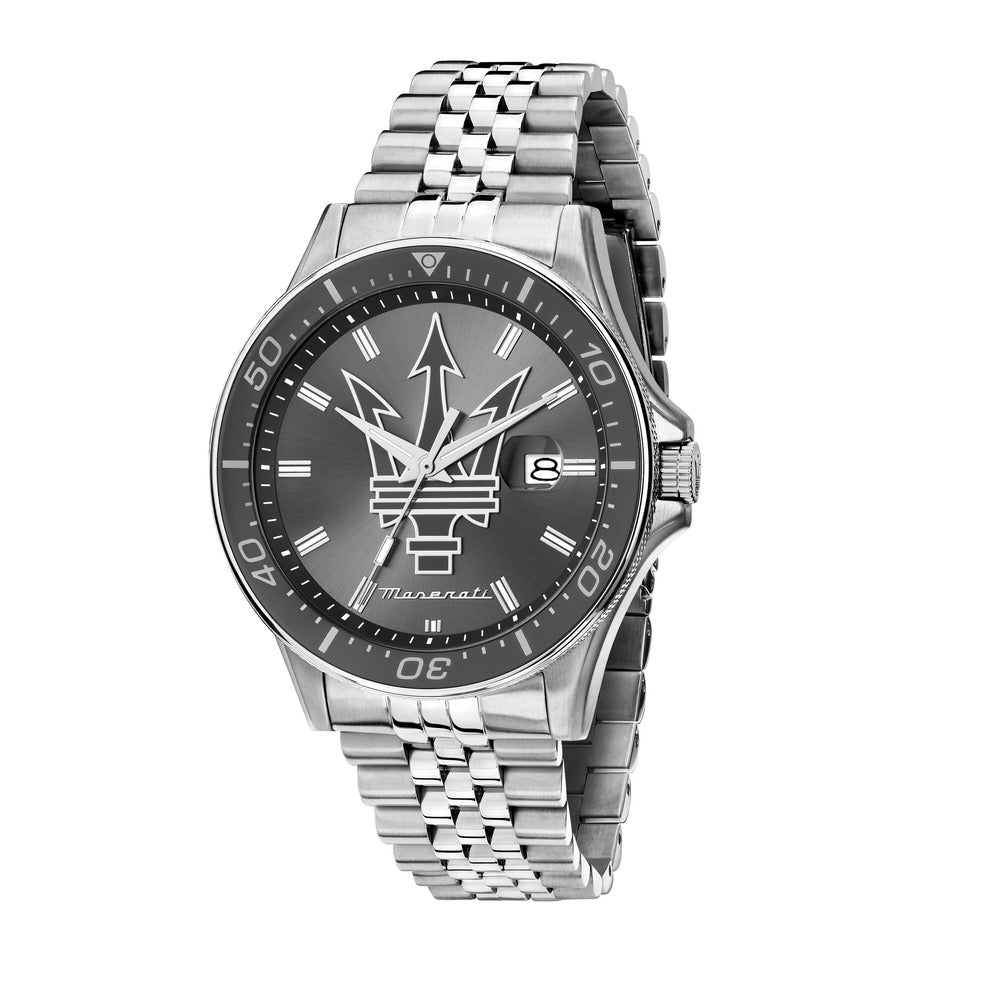 Men Sfida Silver 44mm Watch