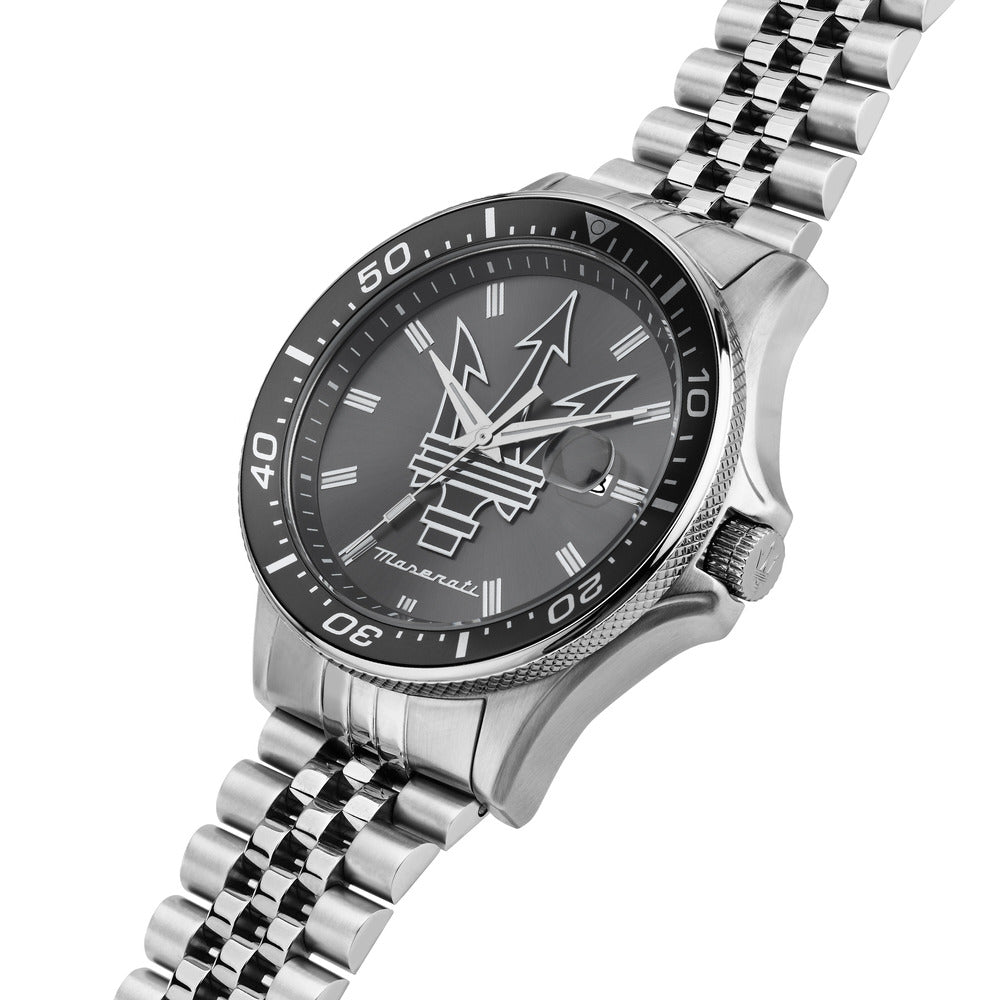 Men Sfida Silver 44mm Watch