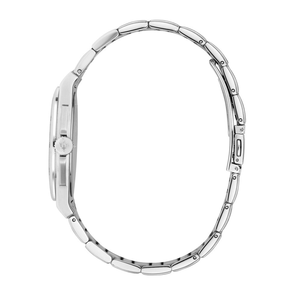 Men Velocita' Slim Silver Watch