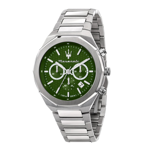 Men Stile Green 45mm Watch