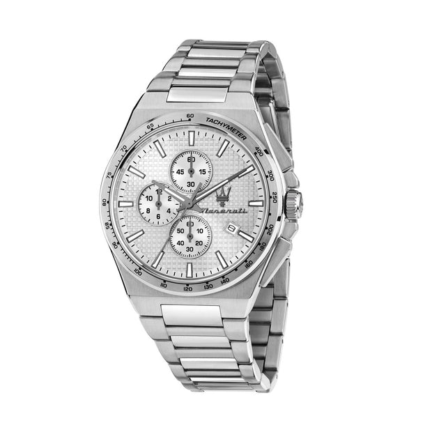 Men Velocita' Slim Silver Watch