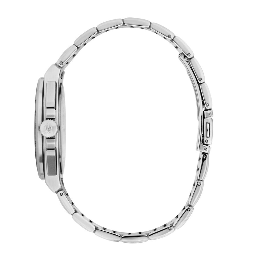 Men Velocita' Slim Silver Watch