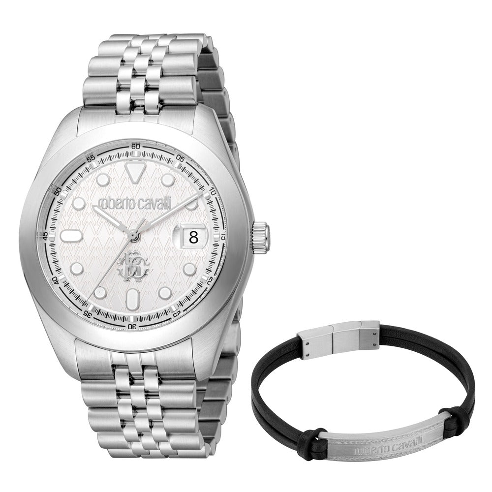 Men Uomo Classico Ii Silver 33mm Watch