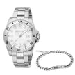 Men Marte Silver Watch Set