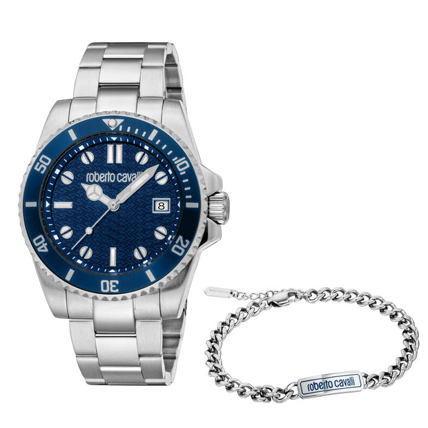 Men Marte Silver Watch Set