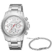 Men Potenza Silver Watch Set