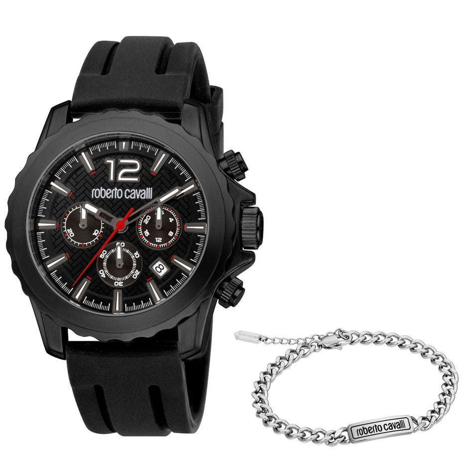 Men Potenza Black Watch Set