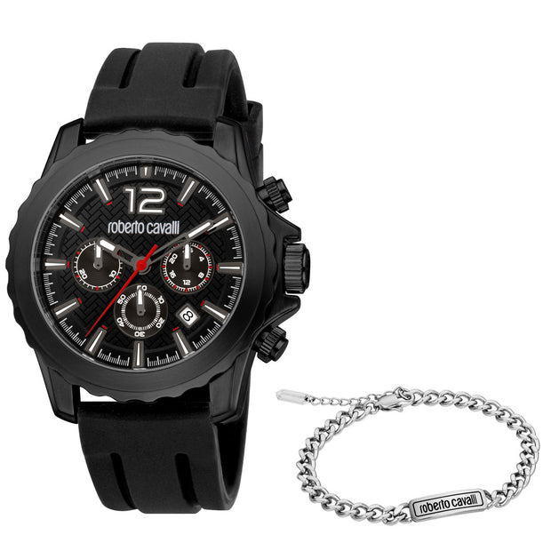 Men Potenza Black Watch Set