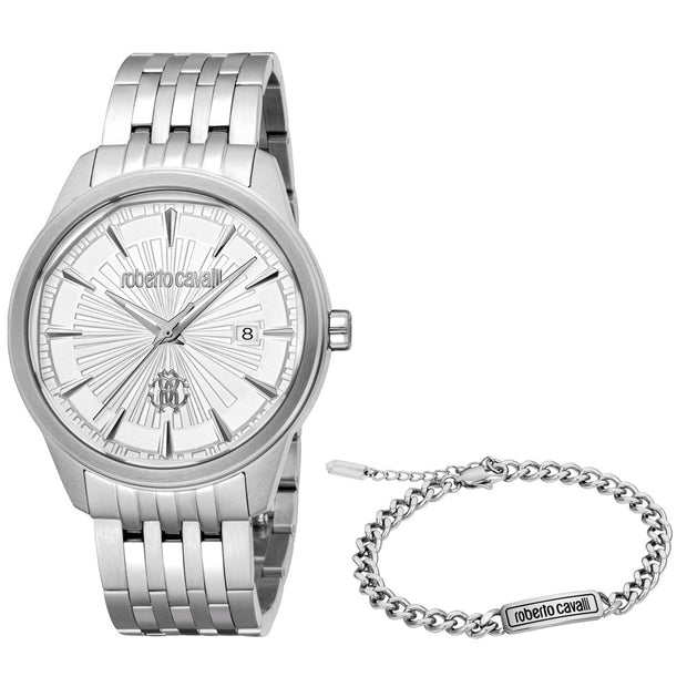 Men Trionfo Silver Watch Set