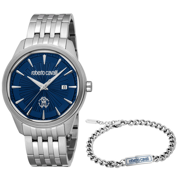 Men Trionfo Silver Watch Set